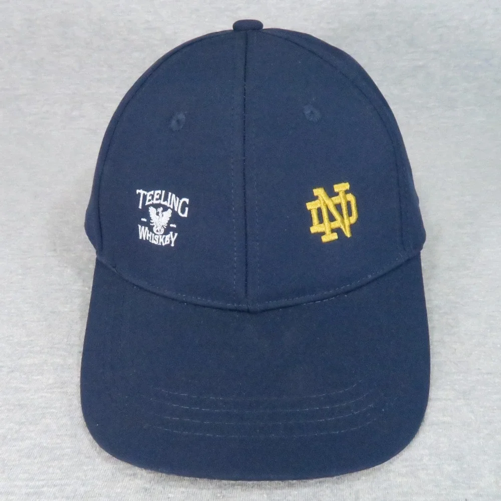 Notre Dame Teeling Whiskey Baseball Cap Navy Blue Adjustable Strapback Lot of 8
